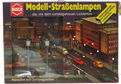 Busch H0/N 4029 Strassenlampen Electronic OVP (3530K)