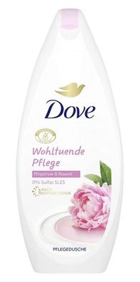 Dove Sanftes Duschgel mit Pfingstrosenblüte 250ml