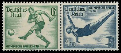 D-REICH Zusammendruck Nr W105 ungebraucht WAAGR PAAR X9D50BA