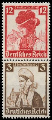 D-REICH Zusammendruck Nr S235 postfrisch SENKR PAAR X9D50D6