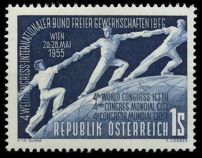 Österreich 1955 Nr 1018 postfrisch SC95EFE