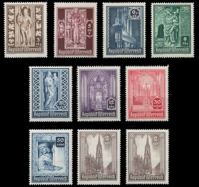 Österreich 1946 Nr 791-800 postfrisch X9DD48E