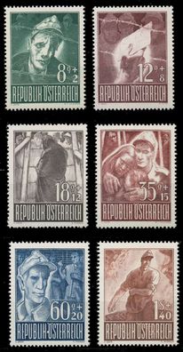 Österreich 1947 Nr 829-834 postfrisch X9DD61A