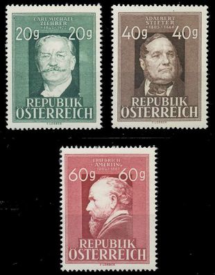 Österreich 1948 Nr 855-857 postfrisch X9DD672