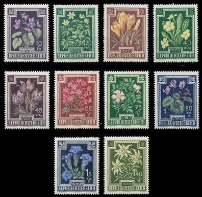 Österreich 1948 Nr 868-877 postfrisch X9DD6E2
