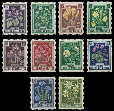 Österreich 1948 Nr 868-877 postfrisch X9DD6E6