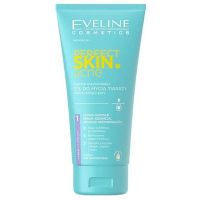 Eveline Perfect Haut. acne Deep Cleansing Pore Unclogging Face Wash Gel 150ml