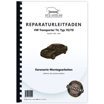 VW Transporter T4 (90-03) Karosserie Montage California Club Exclusive Multivan