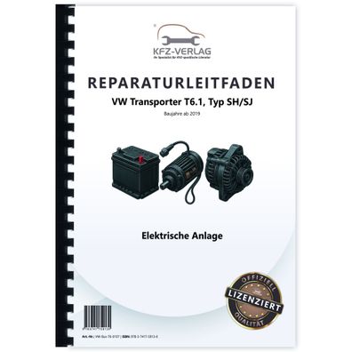 VW Transporter T6.1 (19>) Elektrische Anlage Elektrik Systeme Reparaturanleitung