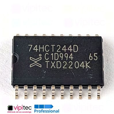 74HCT244 Leitungstreiber, 8-fach, Tri-State | SMD SO-20 5V TTL 125°C