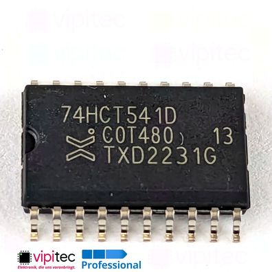 74HCT541 Puffer, Leitungstreiber, 8-fach, Tri-State | SMD SO-20 5V TTL 125°C