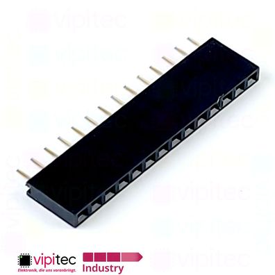 14-polige gerade Buchsenleiste | 2.54mm 1x14 Female Single Pin Socket Header
