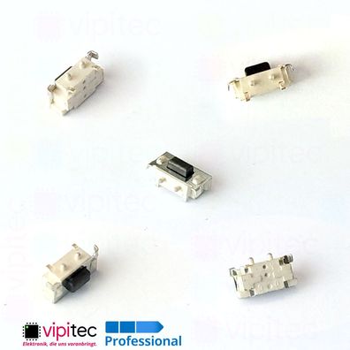 SMD Mikrotaster 3x6x3,5mm SPST-NO 12V 50mA Mini Micro Schalter Druck Knopf