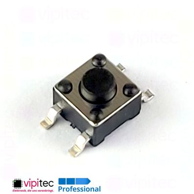 SMD Mikrotaster 4,5x4,5x3,8mm SPST-NO 12V 50 mA Mini Micro Schalter Druck Knopf
