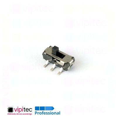 SMD Schiebeschalter SPDT 2 Positionen 12V 100mA -25..70°C 8,5x3,8x3mm 2mm Hebel