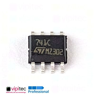 UA741 Operationsverstärker, SMD, SO-8 5..40V OpAmp Operational Amplifier