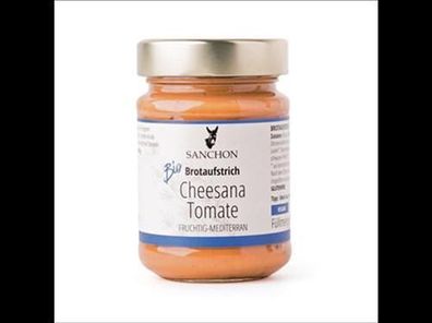Sanchon 6x Brotaufstrich Cheesana Tomate, Sanchon 170g