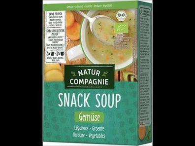 Natur Compagnie 6x Snack Soup Gemüse 3x18g