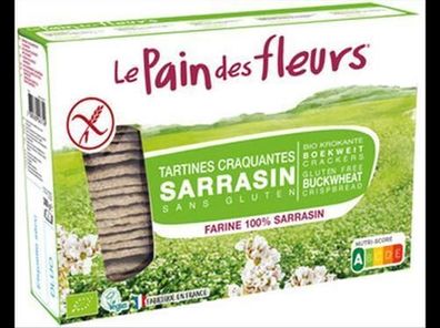 Blumenbrot - Le Pain des Fleurs 6x Bio Knusperbrot Buchweizen 300 g 300g