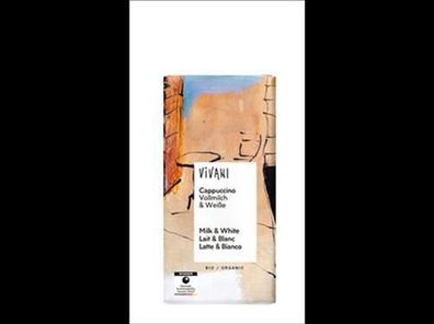 Vivani Cappuccino Vollmilch & Weiße 100g
