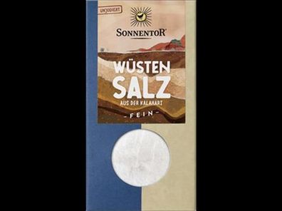 Sonnentor 3x Kalahari Wüstensalz fein, Packung 150g