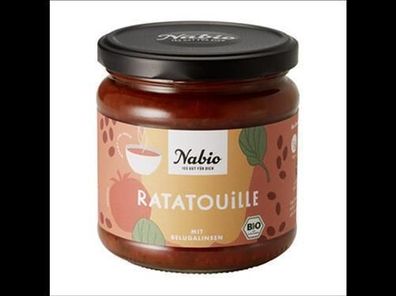 Nabio 3x Nabio Eintopf im Glas Ratatouille mit Belugalinsen 365g