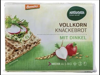 Naturata 6x Vollkorn-Knäckebrot mit Dinkel 250g