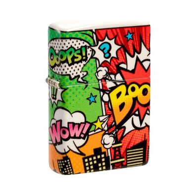 Zippo Benzin-Feuerzeug Color 540 Popart City 60006555, unbefüllt