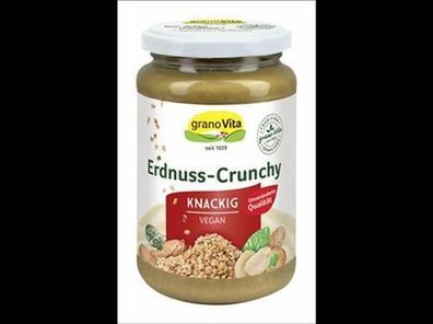 granoVita 6x Erdnuss-Crunchy, Knackig, Vegan 350g