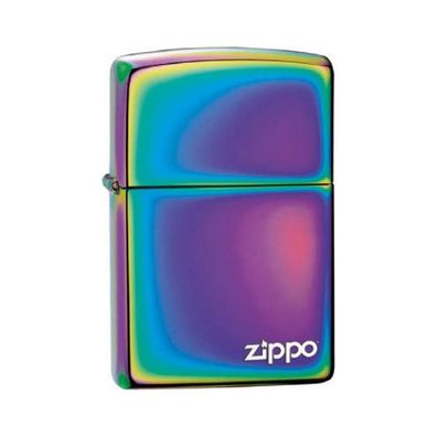 Zippo Benzin-Feuerzeug Rainbow / Spectrum Zippo Logo 60001578, unbefüllt