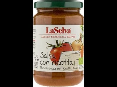 LaSelva 6x Tomatensauce mit Ricotta-Käse 300g