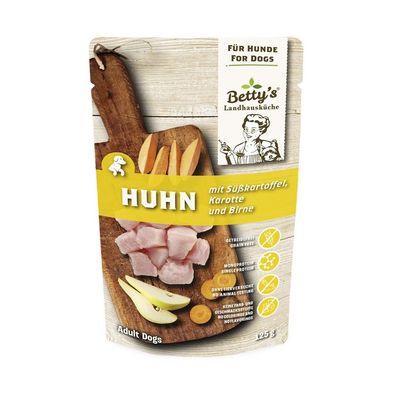 Bettys Landhausküche FB für Hund - Huhn & Süßkartoffel 20 x 125g