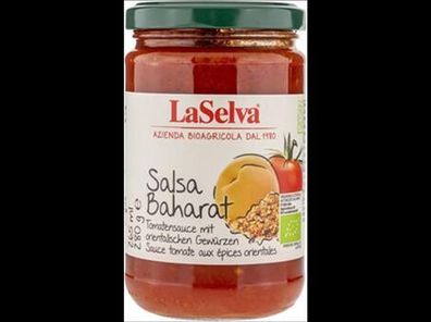 LaSelva 6x Salsa Baharat - Tomatensauce mit orientalischen Gewürzen 280g
