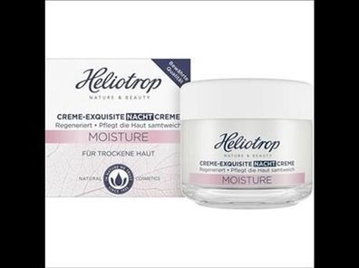 Heliotrop 3x Moisture Creme-Exquisite regenerierende Nachtcreme 50ml