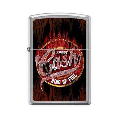 Zippo Benzin-Feuerzeug Johnny Cash Ring of Fire 60007609, unbefüllt