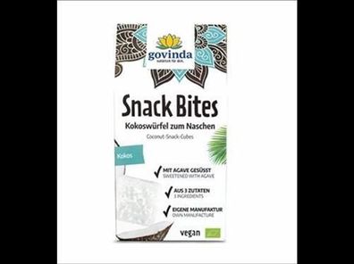 Govinda 6x Snack Bites Kokos 100g