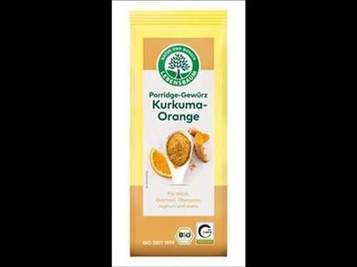 Lebensbaum 6x Kurkuma-Orange Porridge-Gewürz 50g