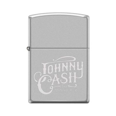 Zippo Benzin-Feuerzeug Johnny Cash Man in Black 60007612, unbefüllt