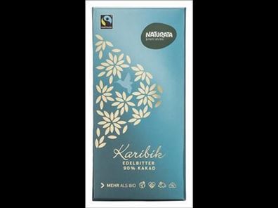 Naturata 3x Karibik Edelbitter 90% 100g