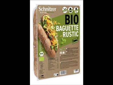 Schnitzer Glutenfreiheit 6x Bio Baguette Rustic 320g