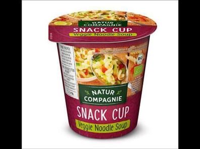 Natur Compagnie 3x Snack Cup Veggie Noodle Soup 50g