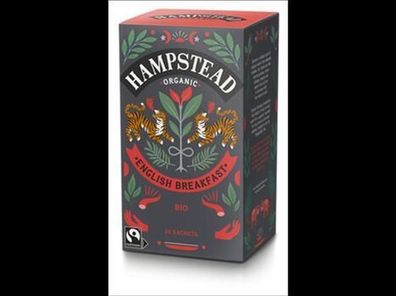 Hampstead Tea Organic Fairtrade English Breakfast Black Tea 40g