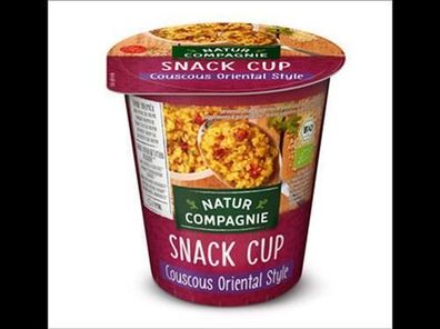 Natur Compagnie 3x Snack Cup Couscous Oriental Style 68g