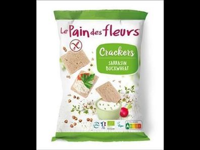 Blumenbrot - Le Pain des Fleurs 3x Bio Cracker Buchweizen 75g