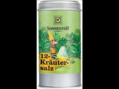 Sonnentor 6x 12-Kräutersalz, Streudose 75g