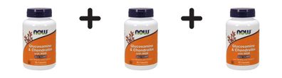 3 x Now Foods Glucos 500/ Chond 400/ MSM 90 (90)