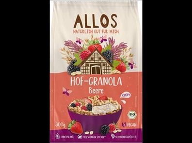Allos 6x Hof-Granola Beere 300g