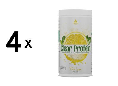 4 x Peak Clear Protein (450g) Fresh Lemon