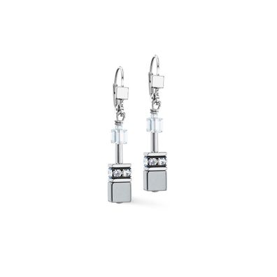 Coeur de Lion Ohrringe 4015-20-1217 GeoCUBE® Silber, Schwarz
