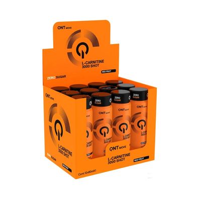 QNT L-Carnitine Shot 3000 mg (12x80ml) Red Fruits